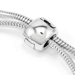 Sterling Silver Antiqued Reflections Black Crystal Adjustable Bracelet - Product Photo