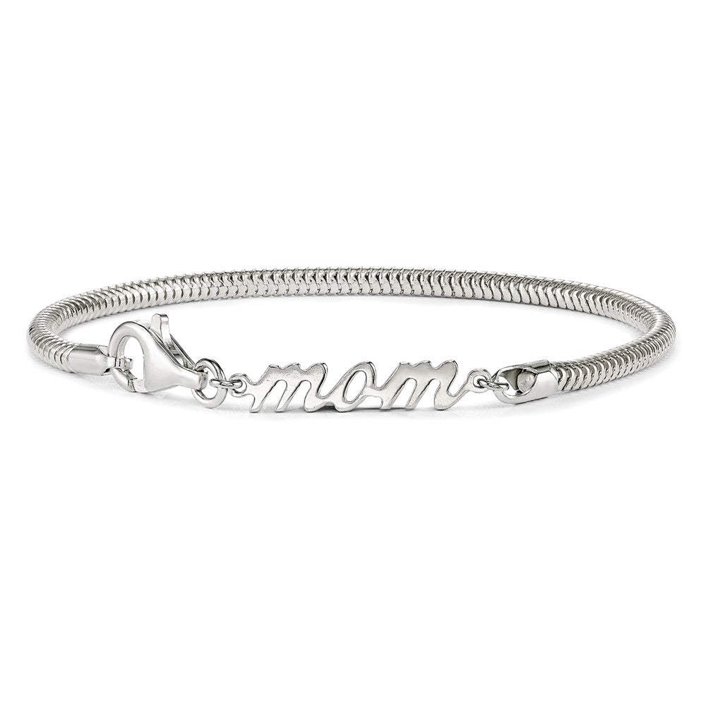 Sterling Silver MOM Bracelet - Product Photo
