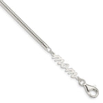 Sterling Silver MOM Bracelet - Product Photo