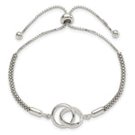 Sterling Silver Polished Adjustable Bracelet - Product Photo