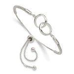 Sterling Silver Polished Adjustable Bracelet - Product Photo