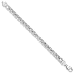 Sterling Silver Polished Link Bracelet - Product Photo