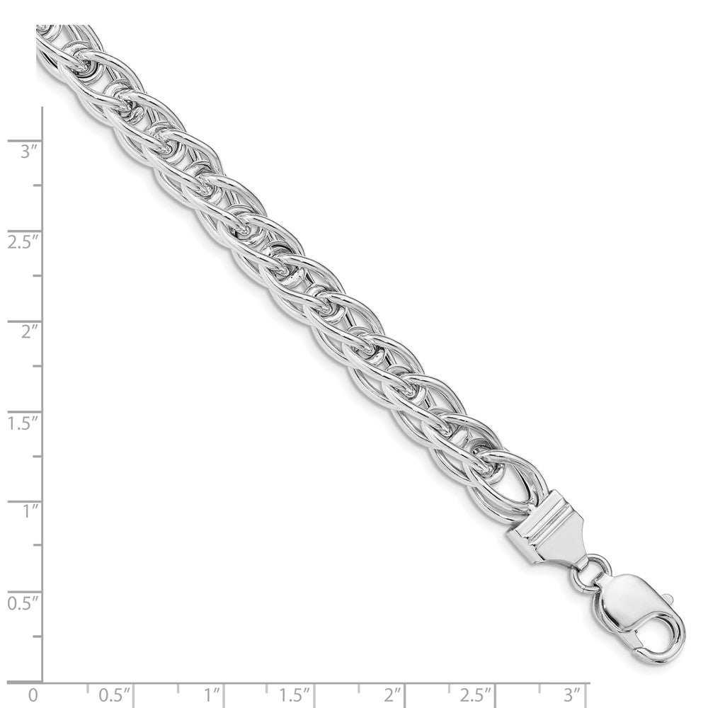 Sterling Silver Polished Link Bracelet - Product Photo