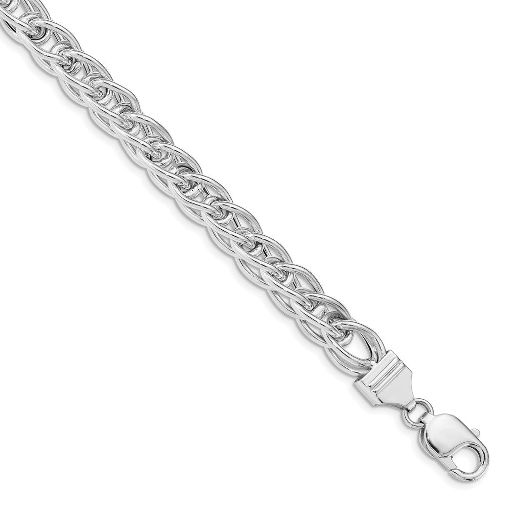 Sterling Silver Polished Link Bracelet - Product Photo