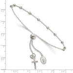 Sterling Silver Adjustable Rosary Bracelet - Product Photo