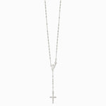 Sterling Silver Crucifix Necklace - Product Photo