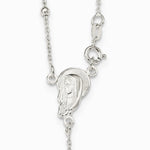 Sterling Silver Crucifix Necklace - Product Photo