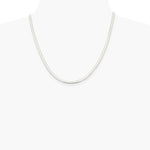 Sterling Silver 3mm Magic Herringbone Chain Necklace 16"-24" - Product Photo