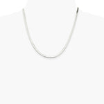 Sterling Silver 3.5mm Magic Herringbone Chain Necklace 16"-24" - Product Photo