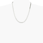 Sterling Silver 3.5mm Magic Herringbone Chain Necklace 16"-24" - Product Photo