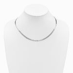 Sterling Silver 4.5mm Magic Herringbone Chain Necklace 16"-24" - Product Photo