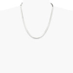 Sterling Silver 4.5mm Magic Herringbone Chain Necklace 16"-24" - Product Photo