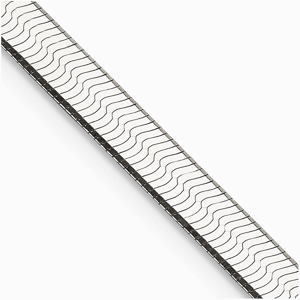 Sterling Silver 4.5mm Magic Herringbone Chain Necklace 16"-24" - Product Photo
