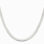 Sterling Silver 5.25mm Magic Herringbone Chain Necklace 16"-24" - Product Photo