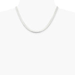 Sterling Silver 5.25mm Magic Herringbone Chain Necklace 16"-24" - Product Photo