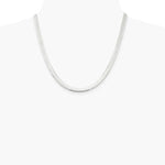 Sterling Silver 5.25mm Magic Herringbone Chain Necklace 16"-24" - Product Photo