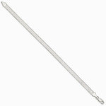 Sterling Silver 5.25mm Magic Herringbone Chain Bracelet 7"-8" - Product Photo