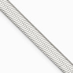Sterling Silver 5.25mm Magic Herringbone Chain Necklace 16"-24" - Product Photo