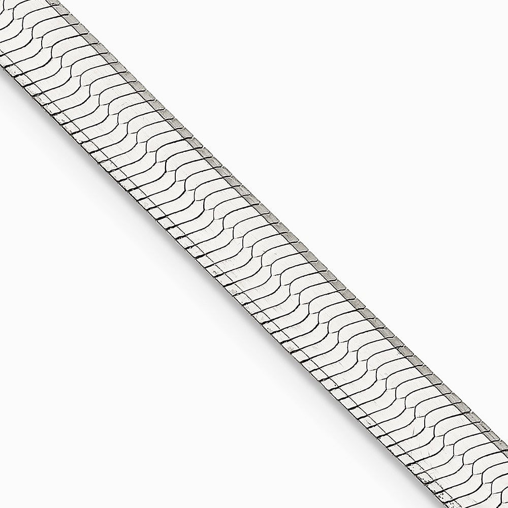 Sterling Silver 5.25mm Magic Herringbone Chain Necklace 16"-24"