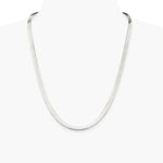 Sterling Silver Rhodium-plated 5.25mm Magic Herringbone Chain Necklace 16"-24" - Product Photo