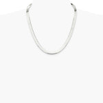 Sterling Silver 8mm Magic Herringbone Chain Necklace 18"-24" - Product Photo