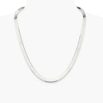 Sterling Silver 8mm Magic Herringbone Chain Necklace 18"-24" - Product Photo
