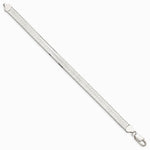 Sterling Silver 8mm Magic Herringbone Chain Bracelet 7"-8" - Product Photo