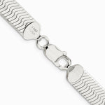 Sterling Silver 8.75mm Magic Herringbone Chain Necklace 18"-24" - Product Photo