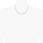 Sterling Silver 10.5mm Magic Herringbone Chain Necklace 18"-24" - Product Photo