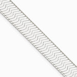 Sterling Silver 10.5mm Magic Herringbone Chain Necklace 18"-24" - Product Photo