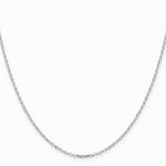 Sterling Silver 1.75mm Diamond-cut Rolo Cable Chain Necklace 16"-30" - Product Photo