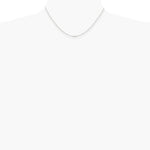 Sterling Silver 1.75mm Diamond-cut Rolo Cable Chain Necklace 16"-30" - Product Photo