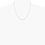 Sterling Silver 1.75mm Diamond-cut Rolo Cable Chain Necklace 16"-30" - Product Photo