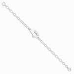 Sterling Silver Polished Angel Baby Engraveable ID Bracelet - Product Photo