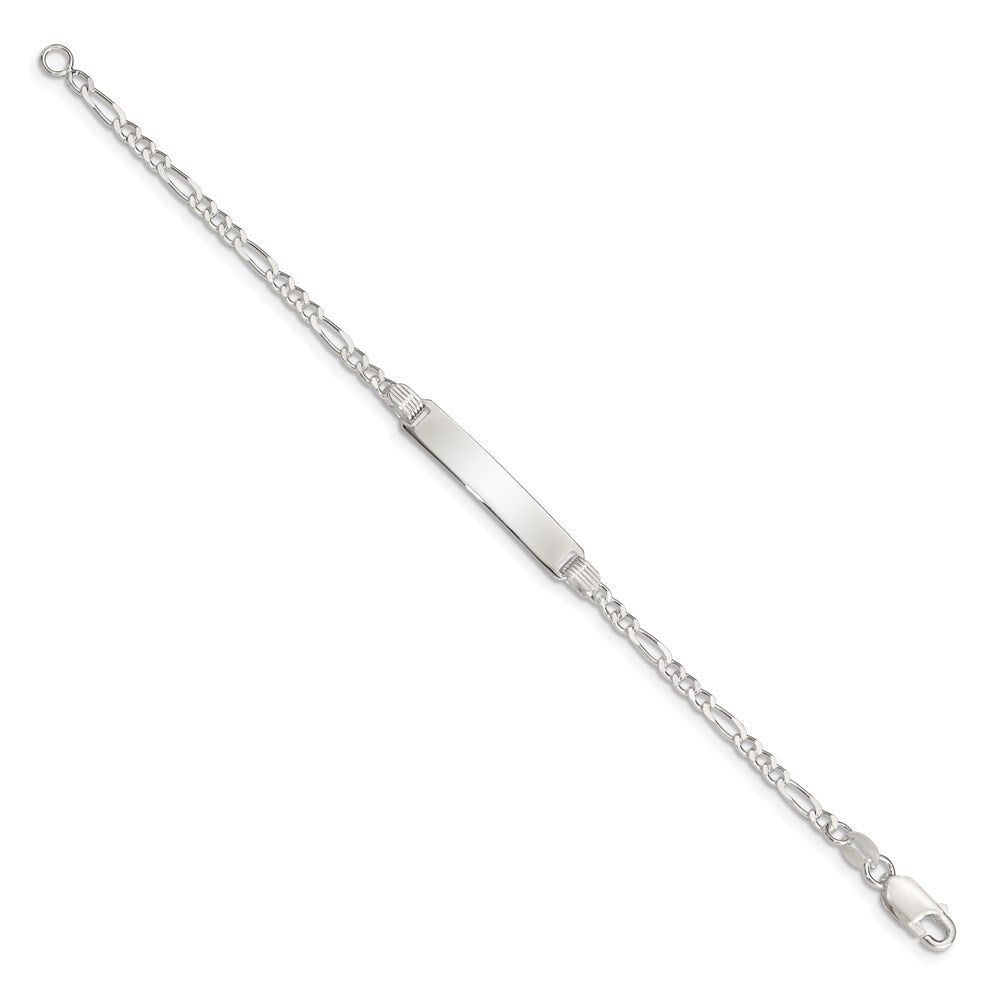 Sterling Silver Children's ID Bracelet - Product Photo