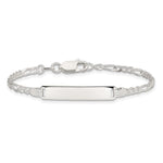Sterling Silver Children's ID Bracelet - Product Photo