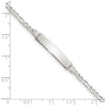 Sterling Silver Children's ID Bracelet - Product Photo