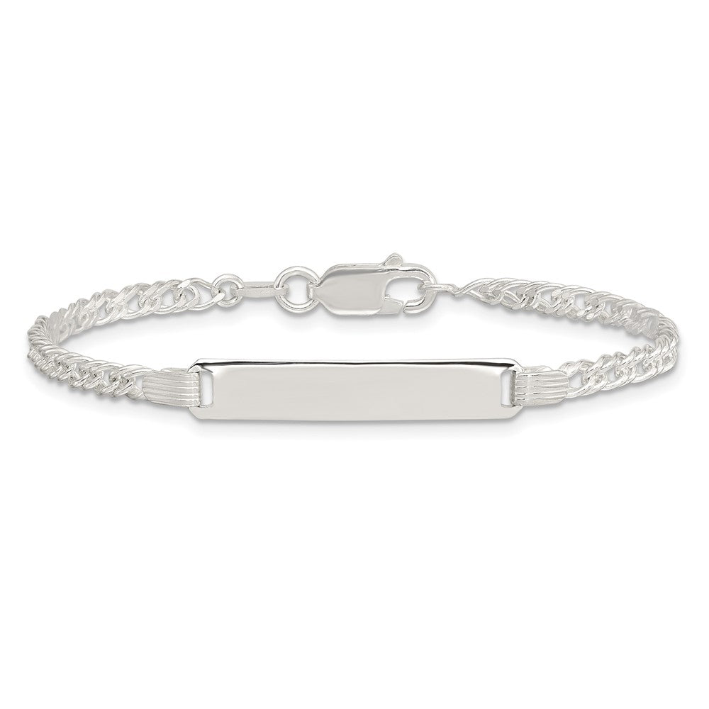 Sterling Silver Children's ID Bracelet - Product Photo