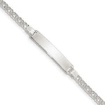 Sterling Silver Children's ID Bracelet - Product Photo