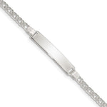 Sterling Silver Children's ID Bracelet - Product Photo