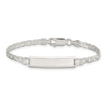 Sterling Silver Children's ID Bracelet - Product Photo