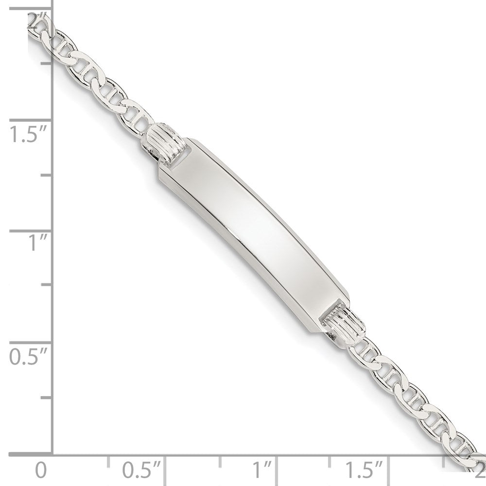 Sterling Silver Children's ID Bracelet - Product Photo