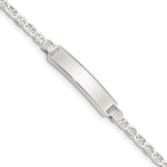 Sterling Silver Children's ID Bracelet - Product Photo
