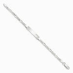 Sterling Silver Baby ID Bracelet - Product Photo