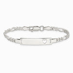 Sterling Silver Baby ID Bracelet - Product Photo