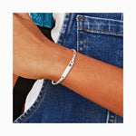 Sterling Silver Baby ID Bracelet - Product Photo