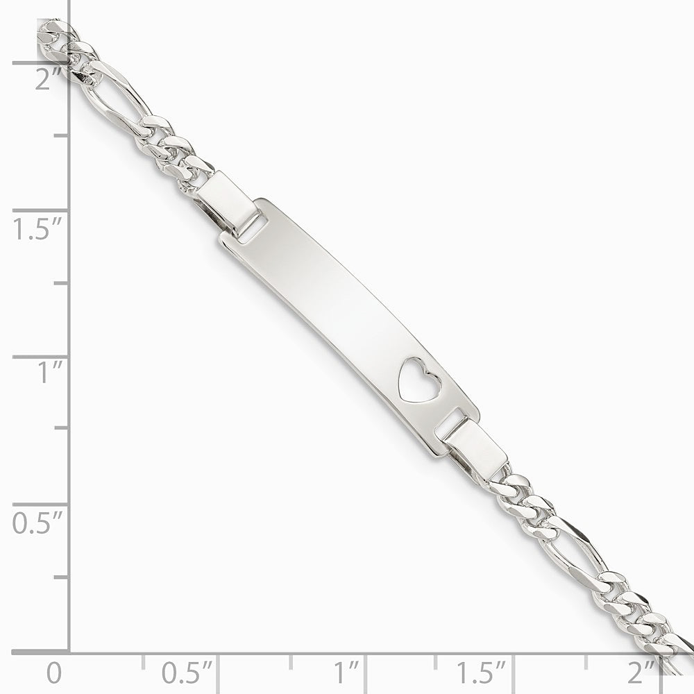 Sterling Silver Baby ID Bracelet - Product Photo