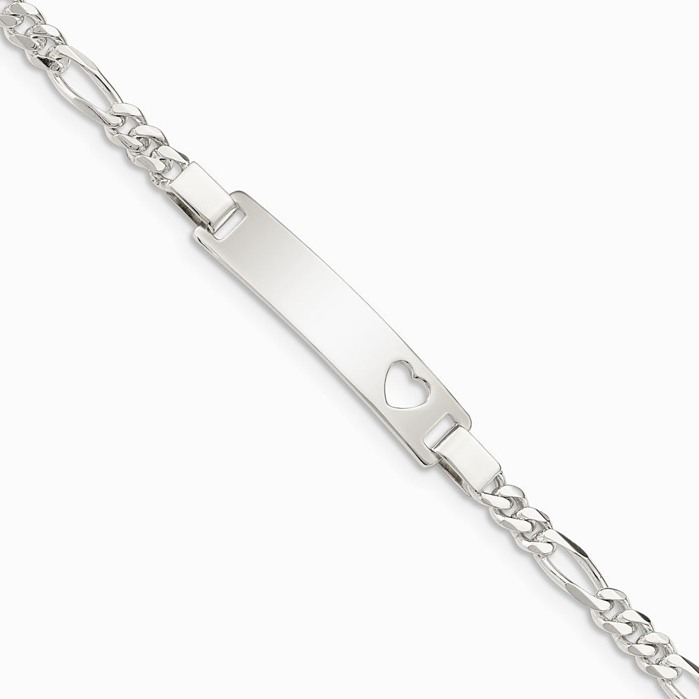 Sterling Silver Baby ID Bracelet - Product Photo