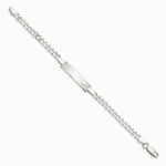 Sterling Silver Baby ID Bracelet - Product Photo