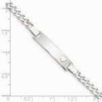 Sterling Silver Baby ID Bracelet - Product Photo